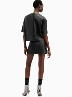 AllSaints Black Renai Skirt
