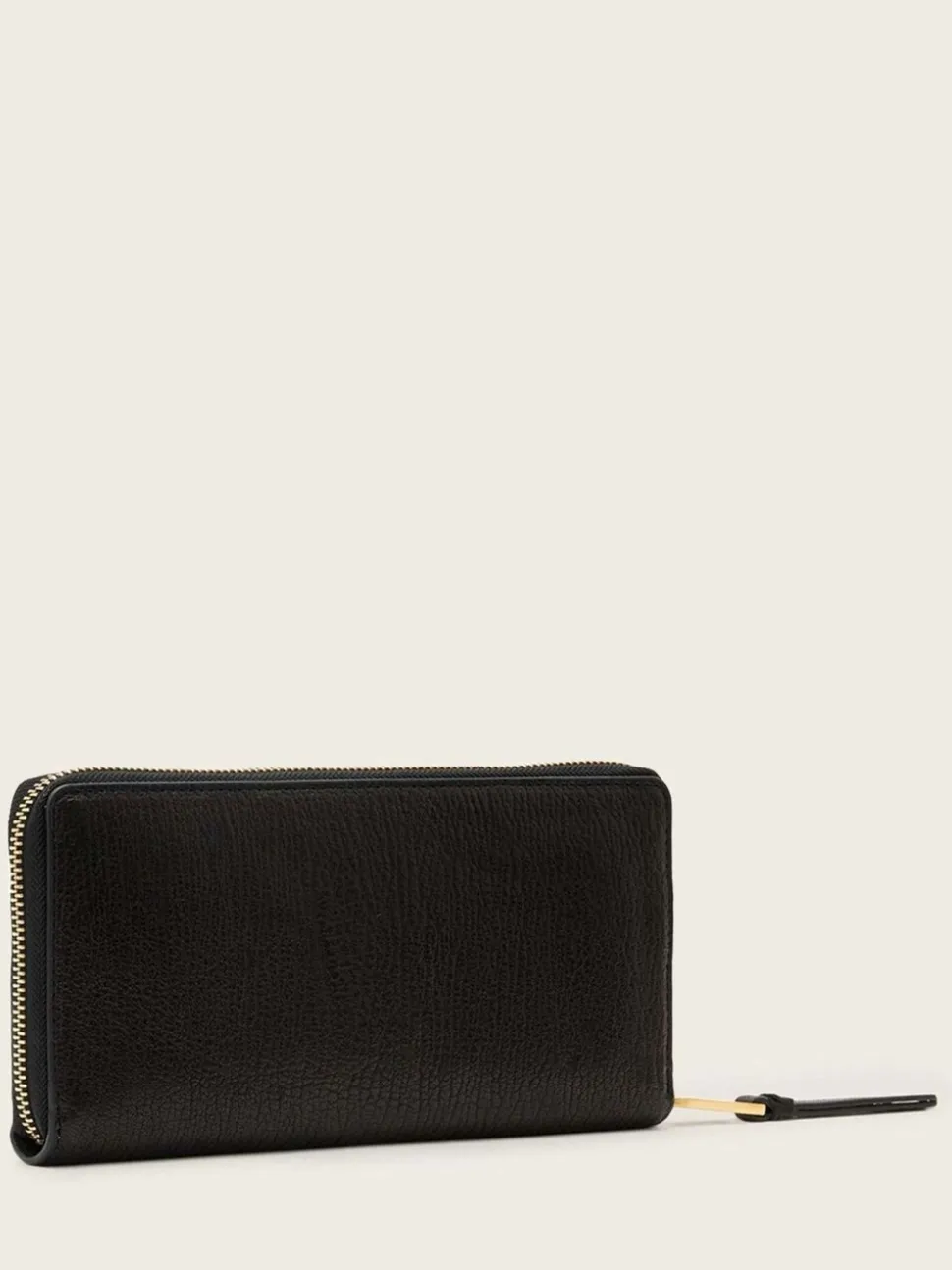 AllSaints Black Travel Purse