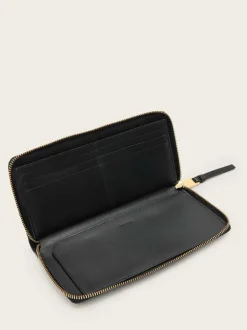 AllSaints Black Travel Purse