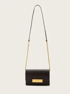 AllSaints Brown Etta Clutch