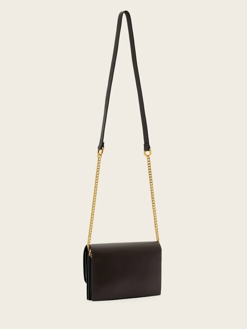 AllSaints Brown Etta Clutch