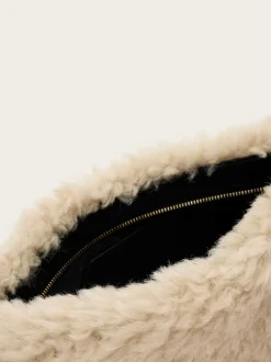 AllSaints Cream Bettina Song Clutch