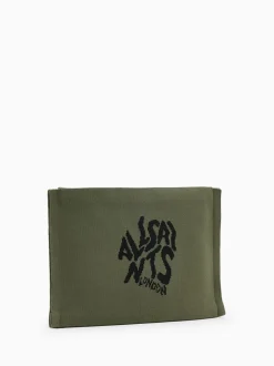AllSaints Green Izzy Orlando Clutch
