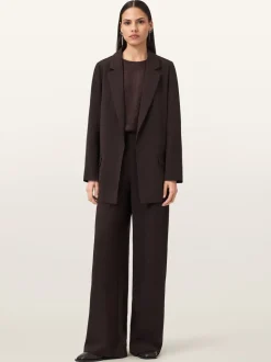 AllSaints Red Aleida Tri Blazer