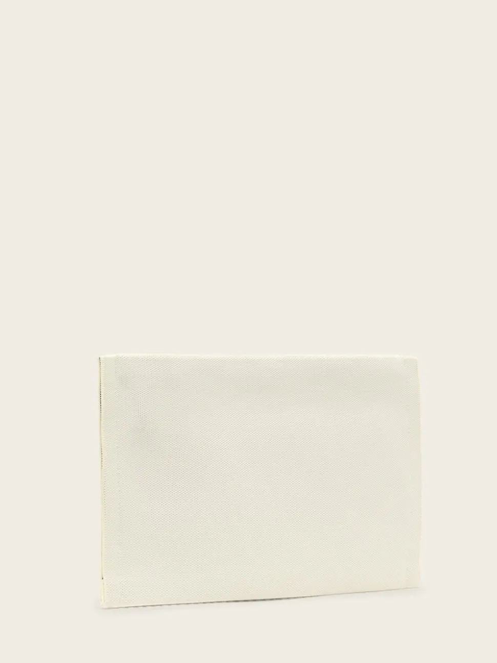 AllSaints White Izzy Heart Clutch