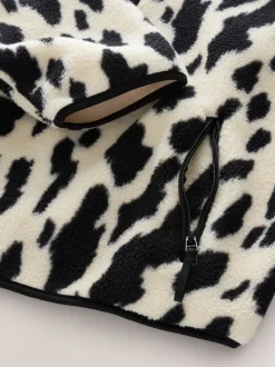 Animal Print Active Printed Borg Jacket