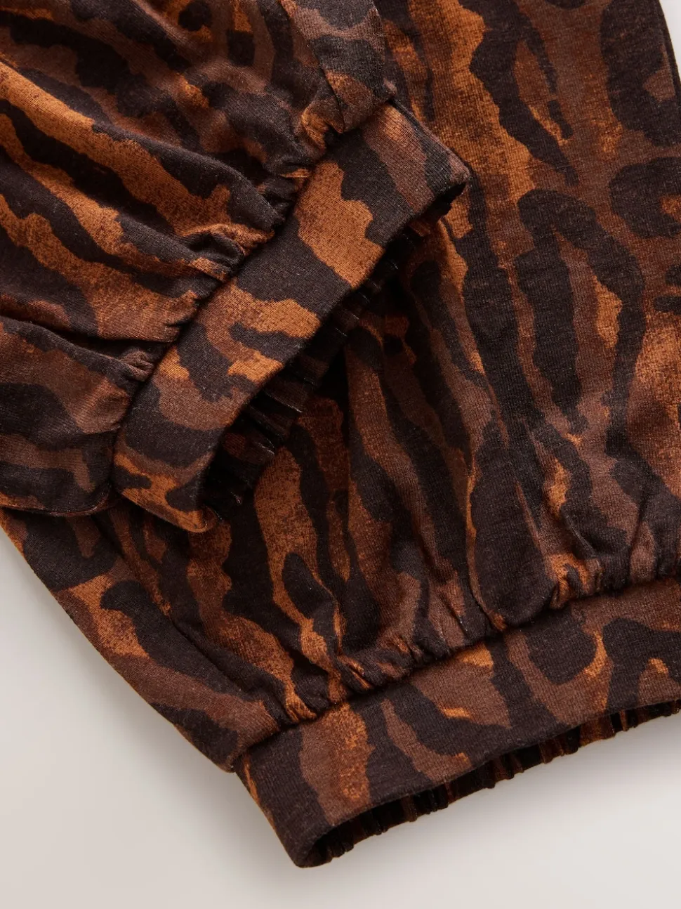 Animal Print Jersey Harem Joggers