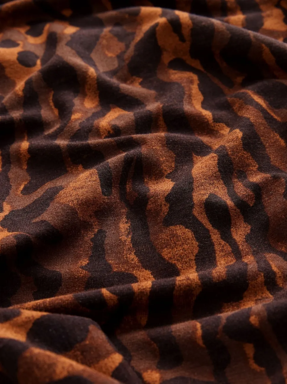 Animal Print Jersey Harem Joggers