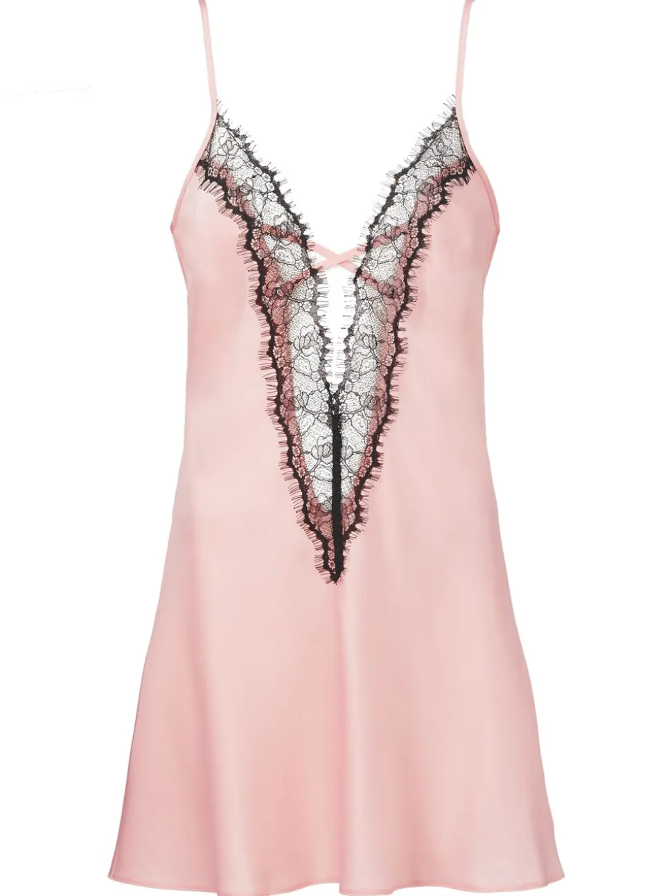 Ann Summers Pale Pink Cherryann Satin Chemise Slip Nightie