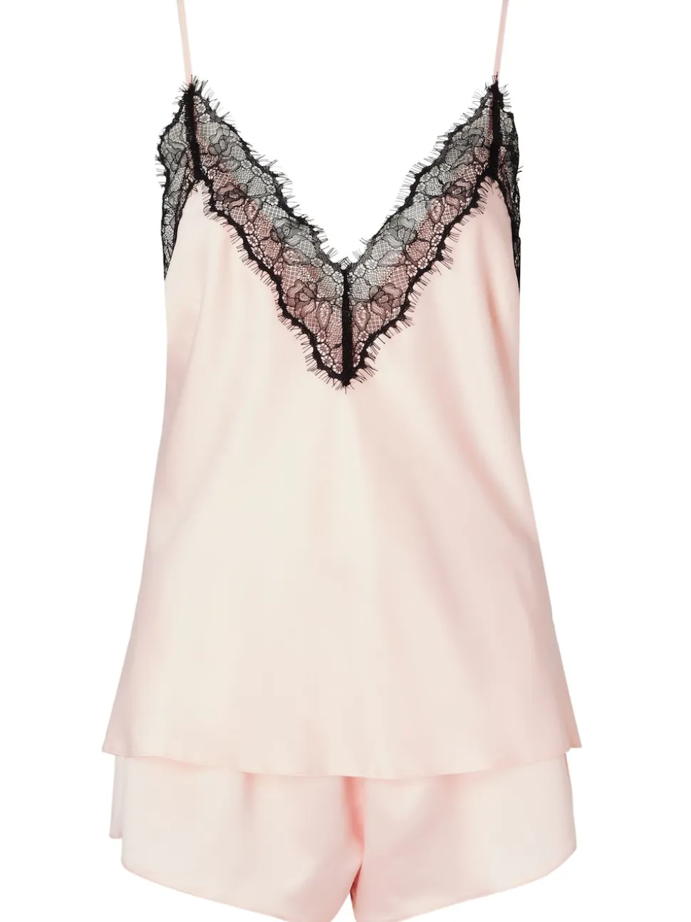 Ann Summers Pink Cerise Satin Cami Set
