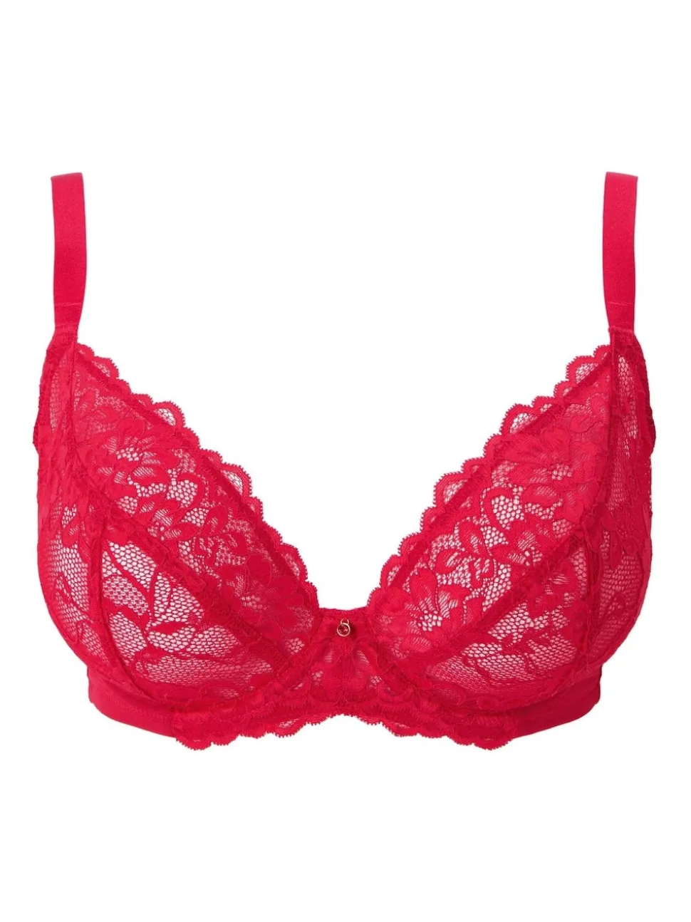 Ann Summers Red DD+ Non Pad Plunge Sexy Lace Bra