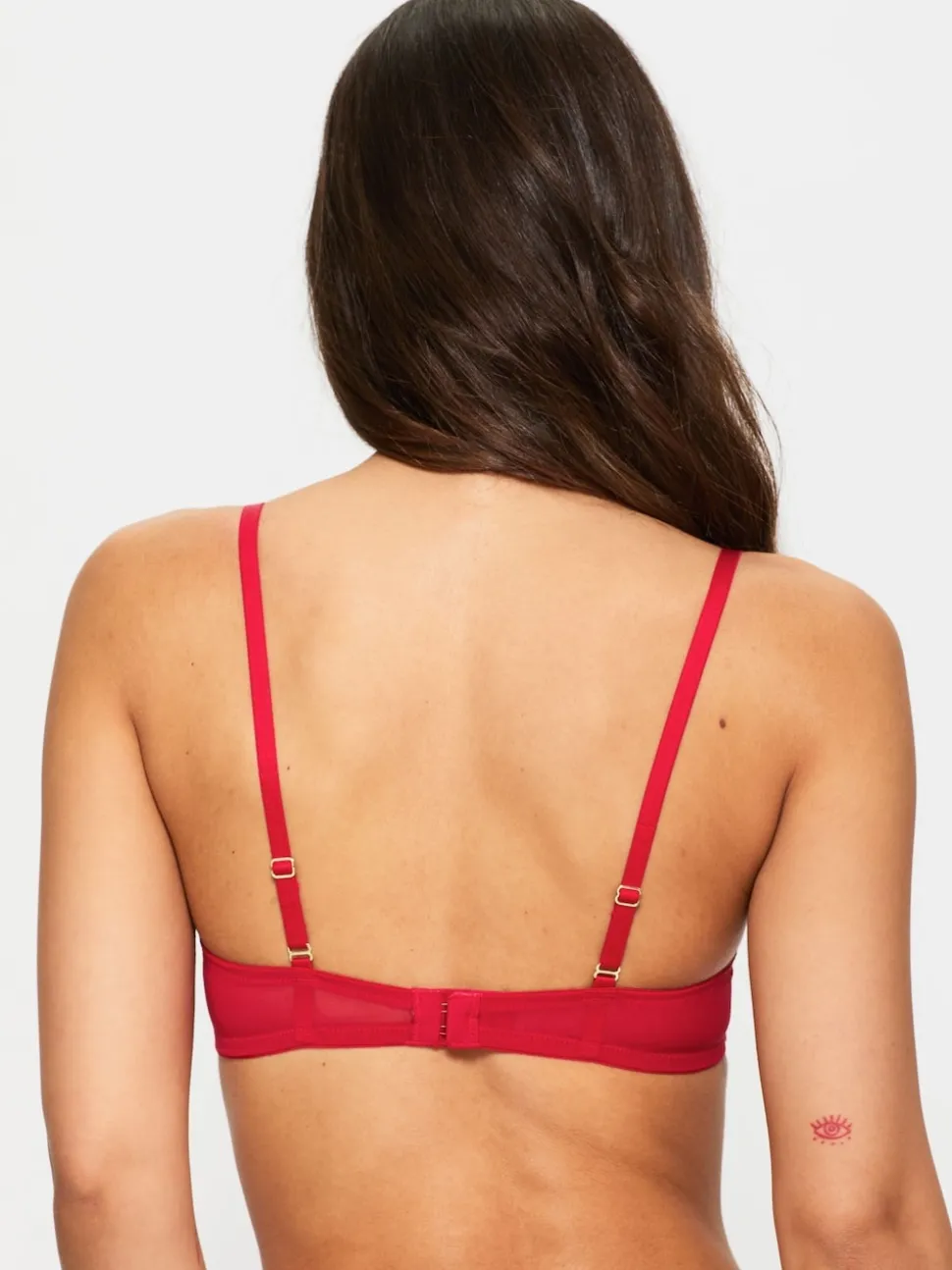 Ann Summers Red Non Pad Plunge Sexy Lace Bra