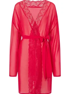 Ann Summers Red The Promising Chiffon Robe