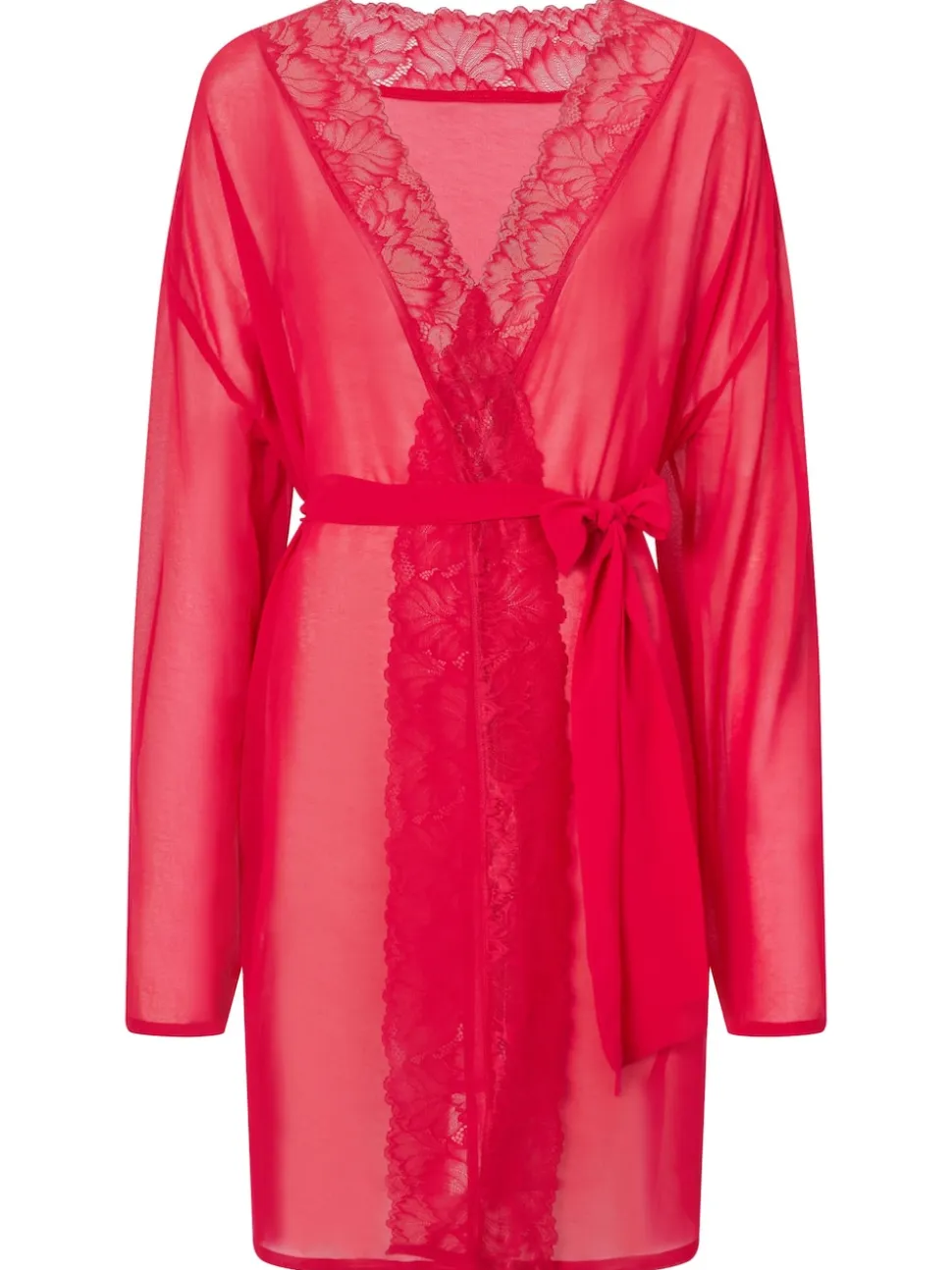 Ann Summers Red The Promising Chiffon Robe