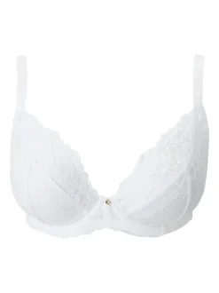 Ann Summers White DD+ Non Pad Plunge Sexy Lace Bra
