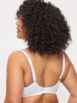 Ann Summers White DD+ Non Pad Plunge Sexy Lace Underwired Bras 2 Pack