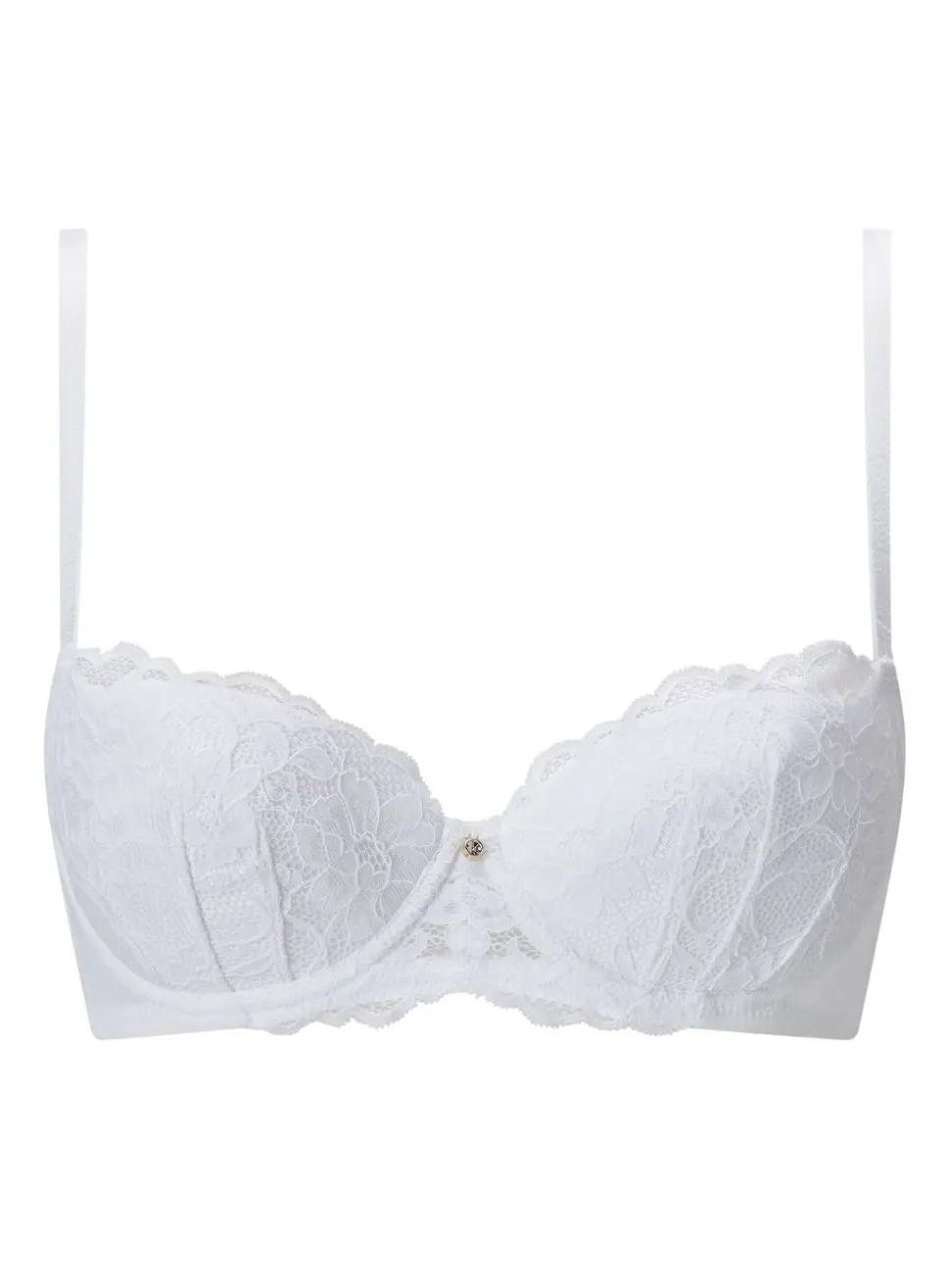 Ann Summers White Pad Balcony Sexy Lace Underwired Bras 2 Pack