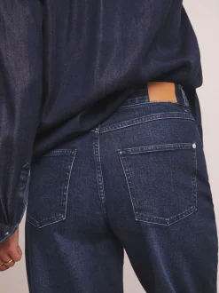 Anthology By JD Williams Blue Premium Barrel Leg Jeans
