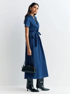 A.P.C. Blue Annelie Dress