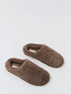 Aruelle Cleo Extra Soft Brown Crafted Slippers