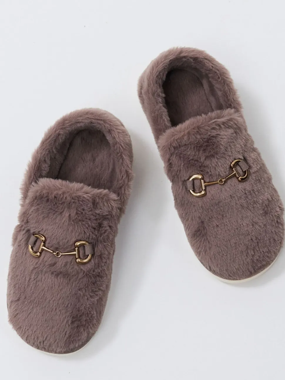 Aruelle Kelly Extra-Soft Brown Slippers