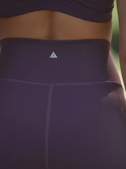 Aubergine Active Sports Dry Tech Sculpting Leggings