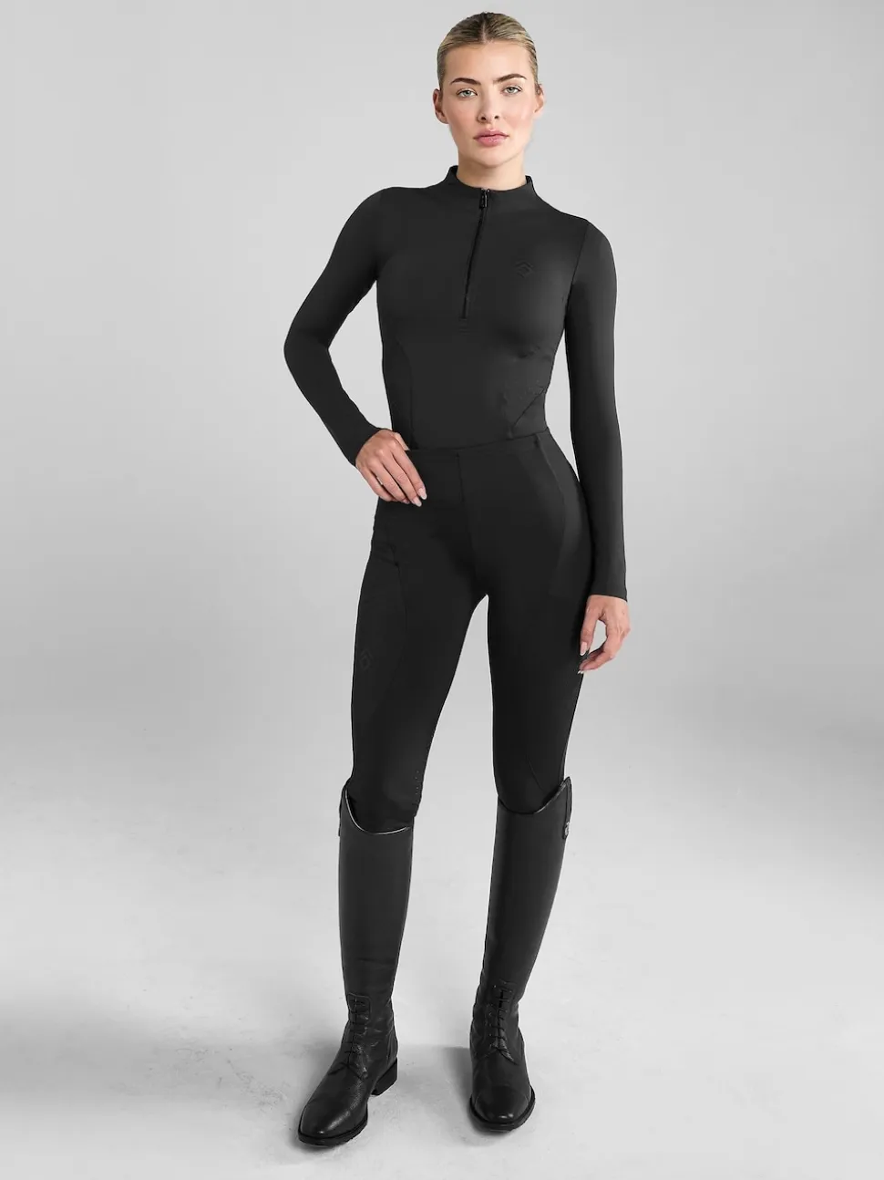 Aztec Diamond Black Full Seat Core Leggings