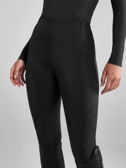 Aztec Diamond Black Full Seat Core Leggings