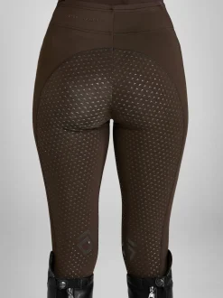 Aztec Diamond Brown Full Seat Core Leggings