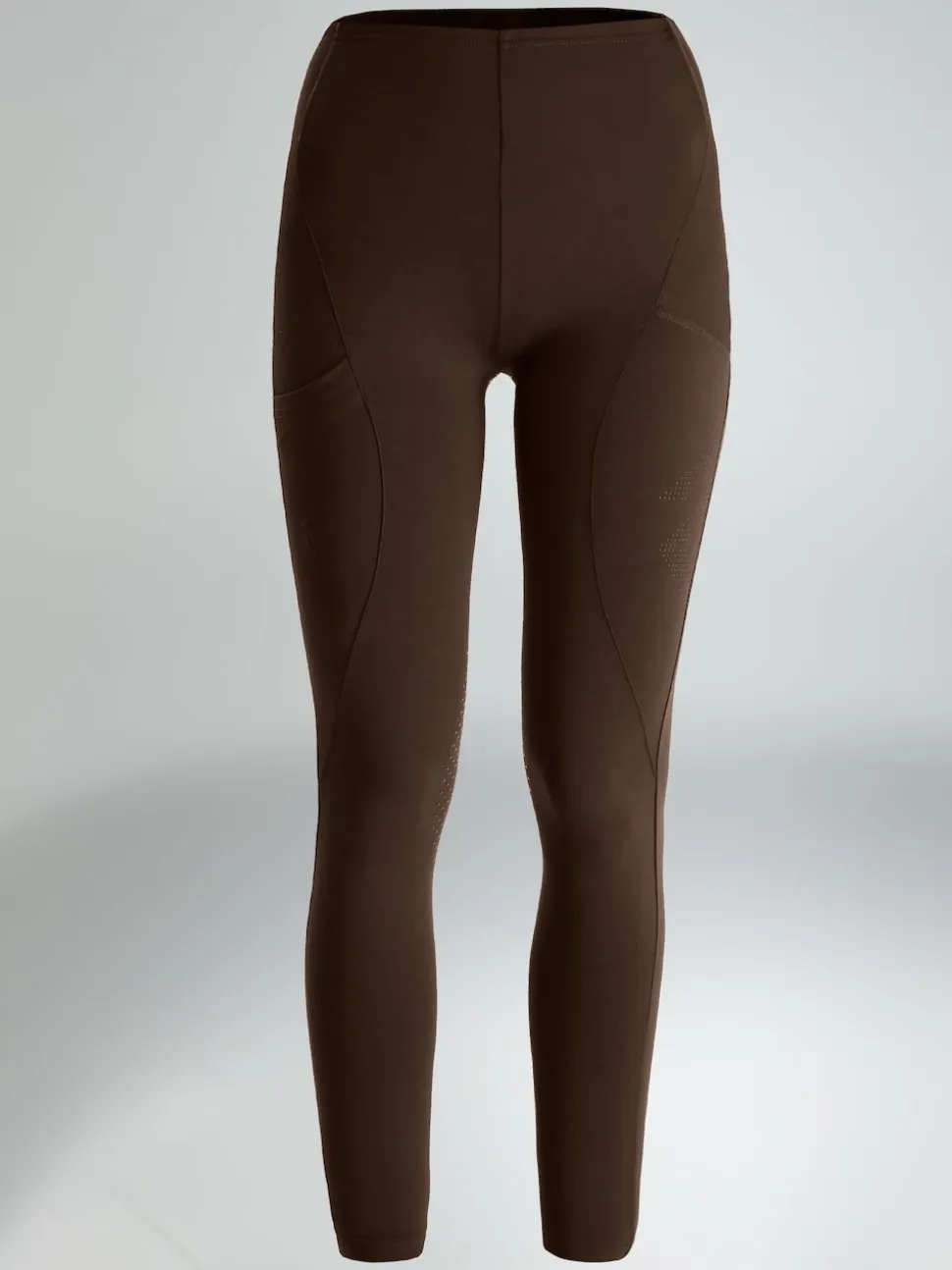 Aztec Diamond Brown Full Seat Core Leggings