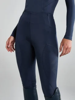 Aztec Diamond Navy Full Seat Core Leggings