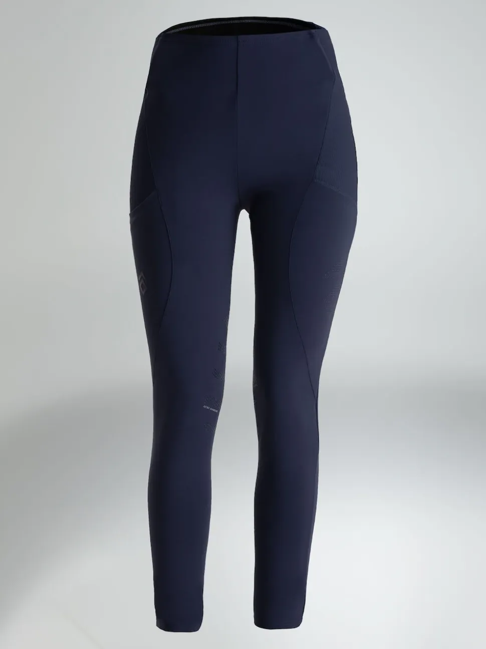 Aztec Diamond Navy Knee Grip Core Leggings