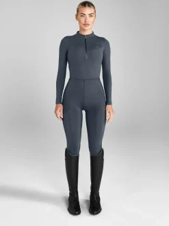 Aztec Diamond Petrol Full Seat Core Leggings