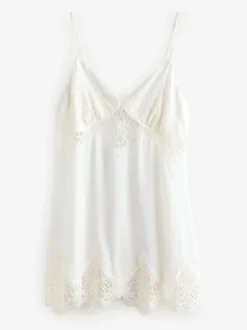 B by Ted Baker Ecru Satin Lace Bridal Slip