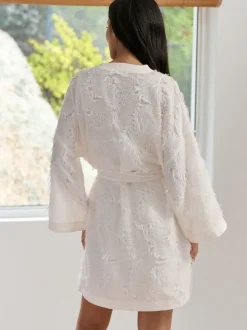 B by Ted Baker Feather Ivory Bridal Robe