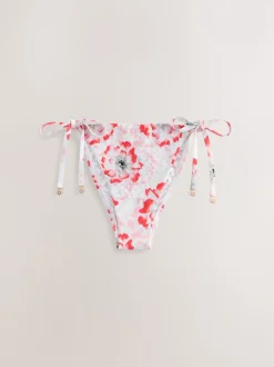 B by Ted Baker Floral High Waist White Briefs