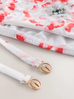 B by Ted Baker Floral High Waist White Briefs
