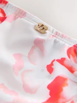 B by Ted Baker Floral High Waist White Briefs