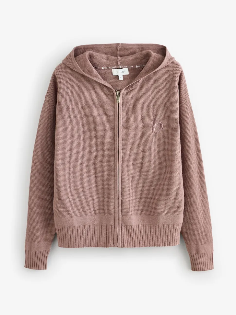 B by Ted Baker Pink Knit Zip Through Loungewear Set