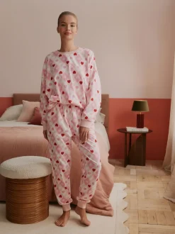 Bath & Body Works Pink Hearts Twosie Pyjamas