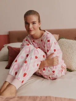 Bath & Body Works Pink Hearts Twosie Pyjamas