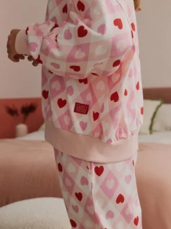 Bath & Body Works Pink Hearts Twosie Pyjamas
