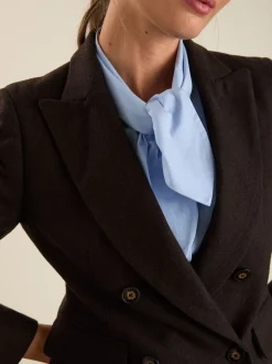 Baukjen Cissy Wool Blend Brown Blazer