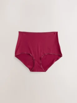 Berry Pink Full Brief Cotton Rich Knickers 5 Pack
