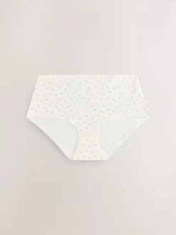 Berry Pink Midi Cotton Rich Knickers 5 Pack