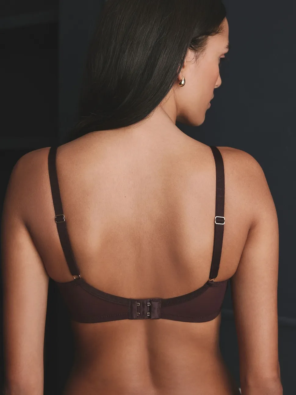Berry Red Pad Balcony Premium Embroidery Bra
