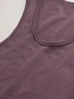 Berry Thermal Maximum Warmth Cosy Ribbed Vest