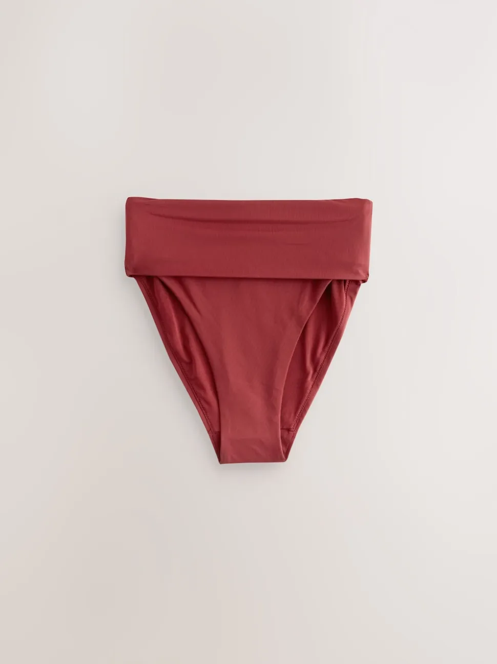 Berry Wine High Waist High Leg Roll Top
