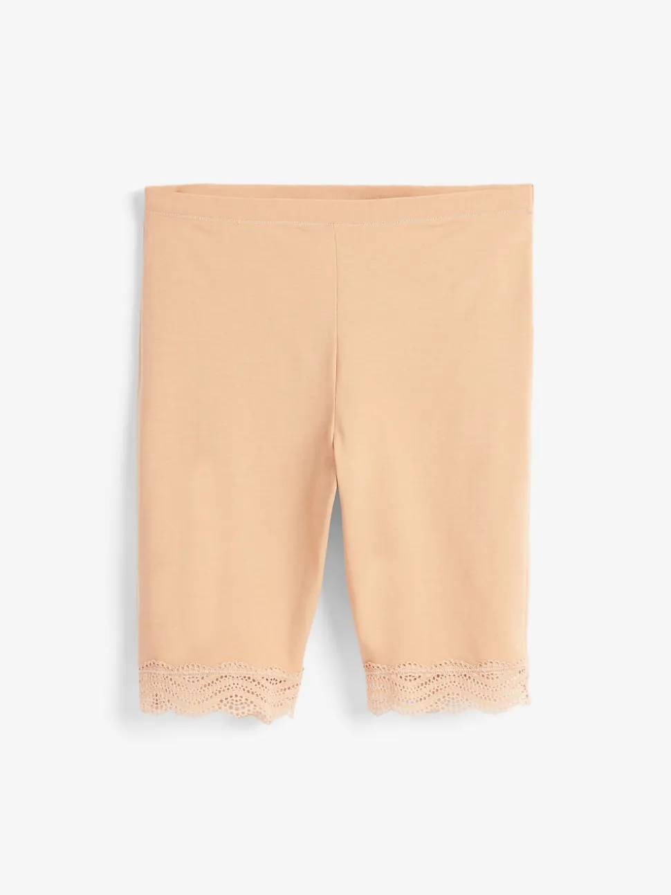 Black / Pastel Rose Nude Cotton Blend Anti-Chafe Shorts 2 Pack
