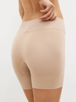 Black / Pastel Rose Nude Seamless Smoothing Anti-Chafe Shorts 2 Pack